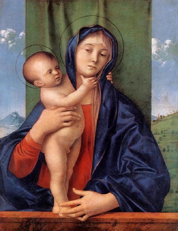 BELLINI, Giovanni Madonna with the Child  65 Norge oil painting art
